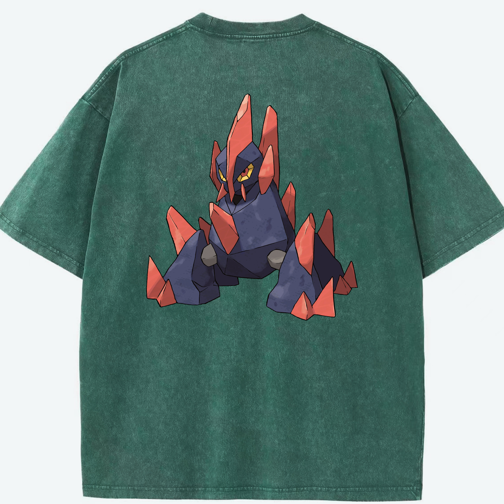 （画像用） ポケットモンスター Pokémon 綿100% ヴィンテージ風 半袖Tシャツ（背面プリント）